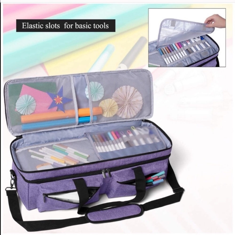 🎀Cricut Travel bag/ carry case Purple 🎀 New
